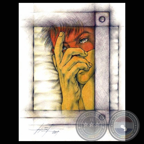 DIBUJOS A COLOR - Obras de GABRIEL BRIZUELA SANTOMÉ